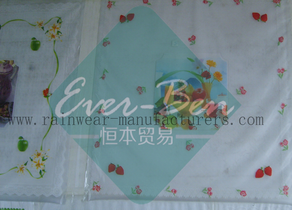 PR007 China Table Cloth PVC Supplier